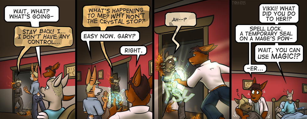 ...and clean up all that crystal.